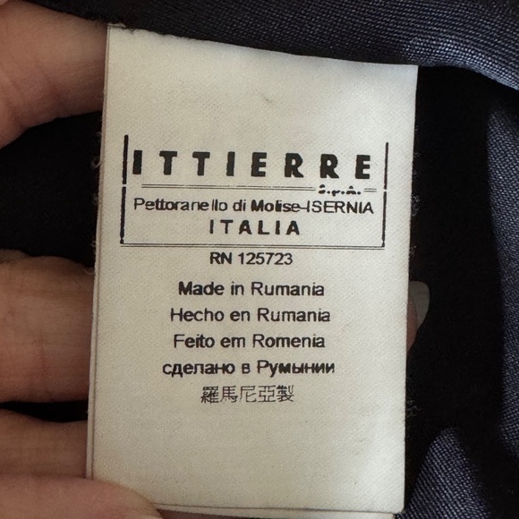 Vintage Pierre Balmain Black Leather Studded Jacket, Sz 40 - Picture 7 of 12